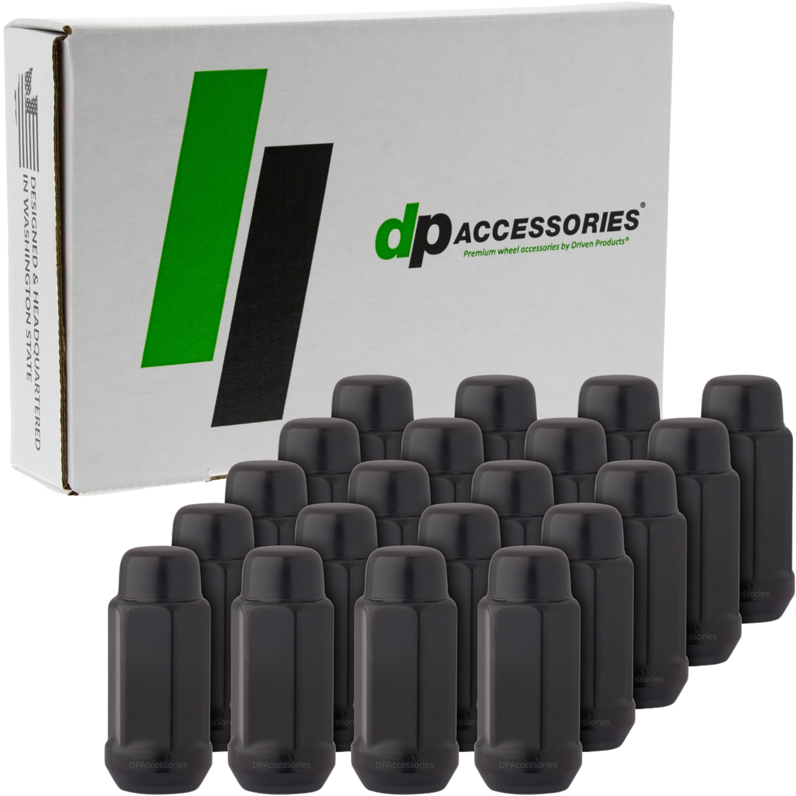 Chrome Wheel Locks 9/16-18 Closed End XL Spline Locking Lug Nuts - Dual