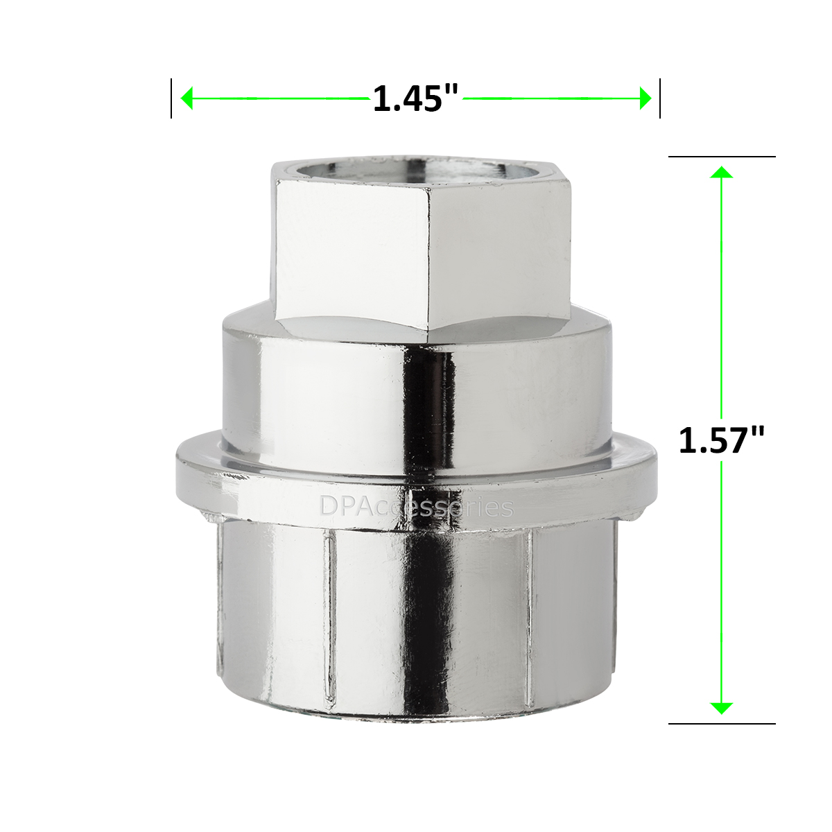 Chrome Lug Nut Caps Compatible/Replacement for Chevy/GMC 15646250 24