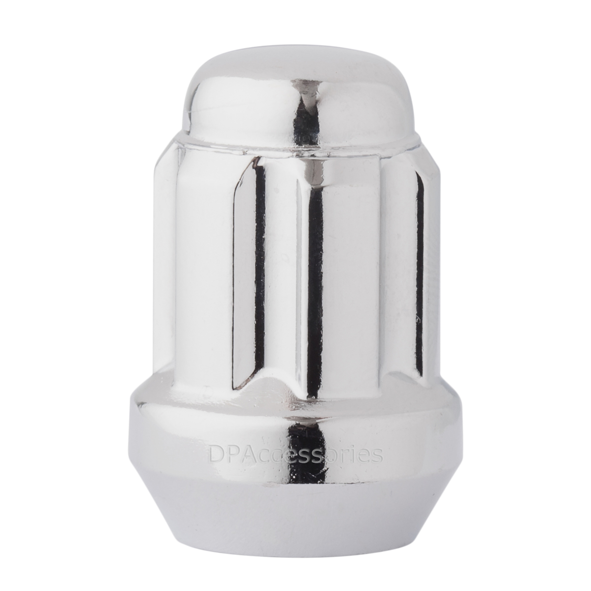 20 Chrome 14x1.5 Closed End Duplex Spline Tuner Lug Nuts for