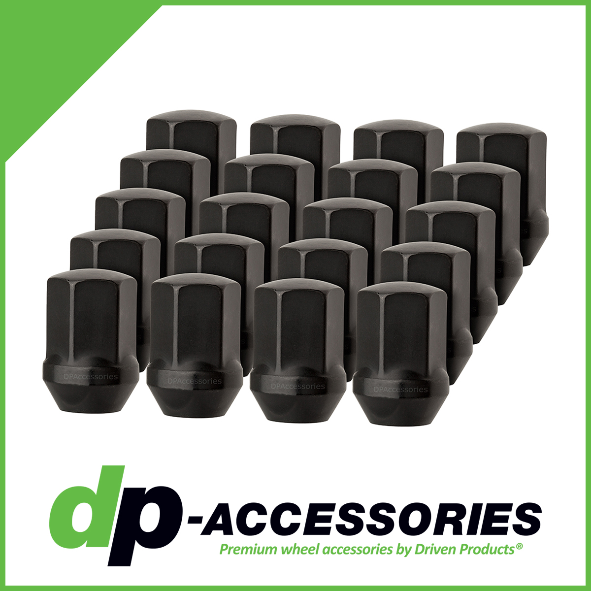 Black Lug Nuts for Chrysler 300 & Dodge Charger Challenger 6509422AA
