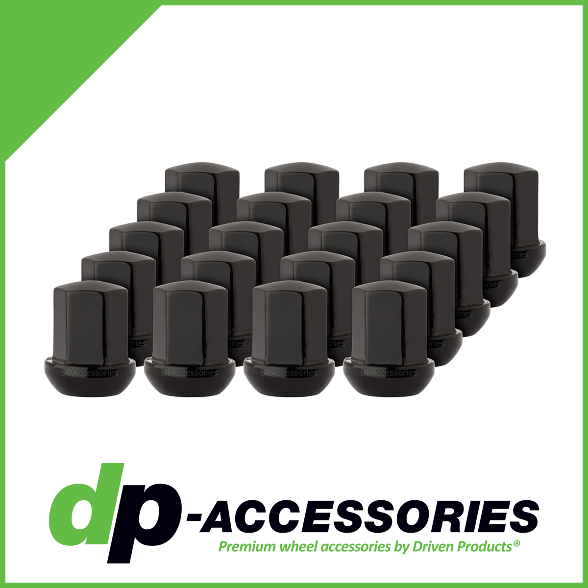 Black Lug Nuts for Porsche 911 928 968 Replaces 99918200336 20 Pack
